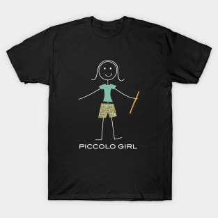 Funny Womens Piccolo Design T-Shirt